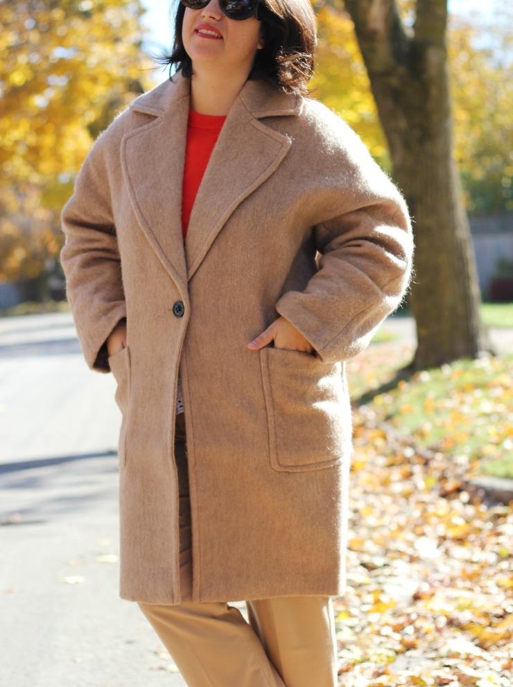 hm masculine wool coat