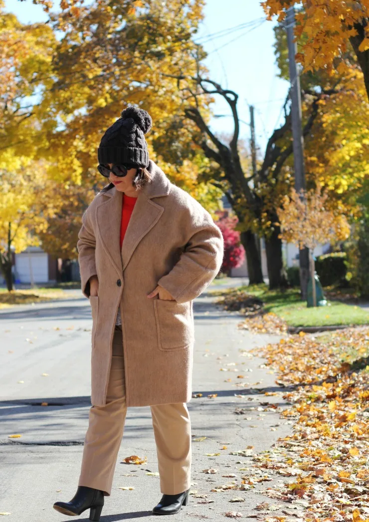 hm masculine wool coat