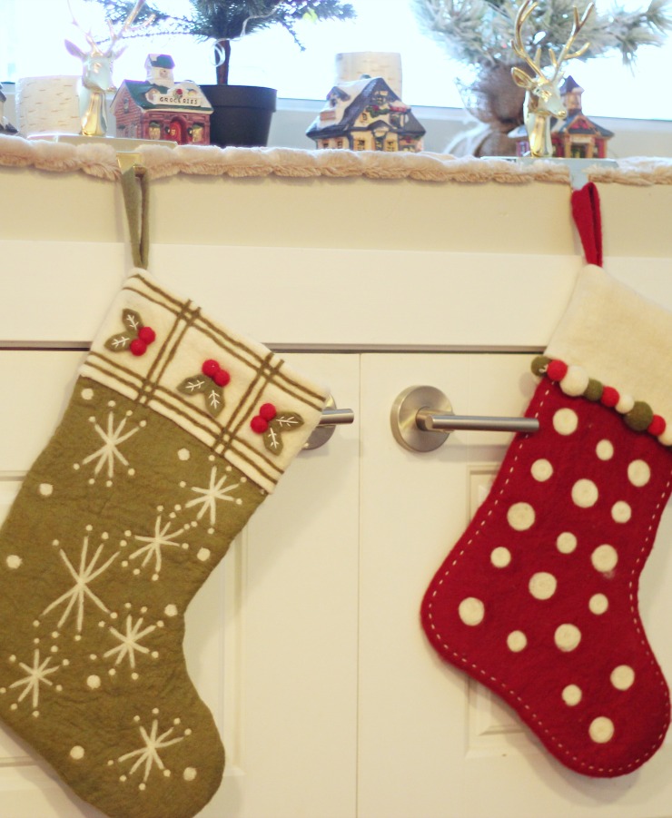 where to hang your stockings when you don't have a fireplace