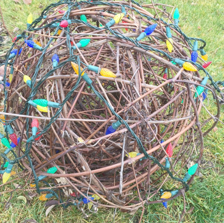 diy grapevine ball