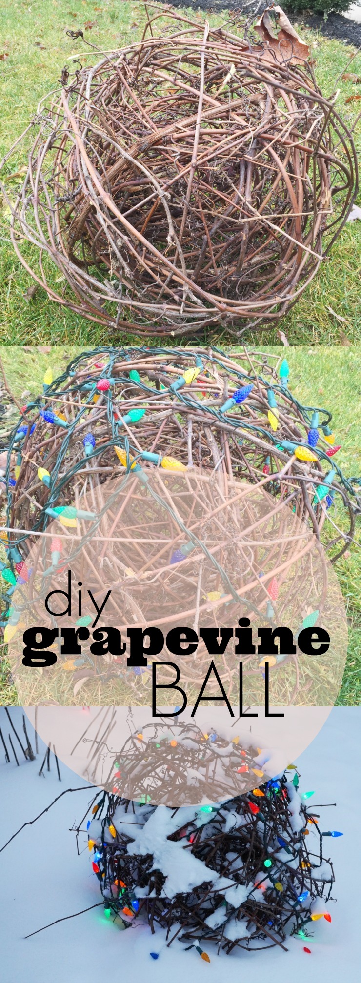 diy grapevine ball