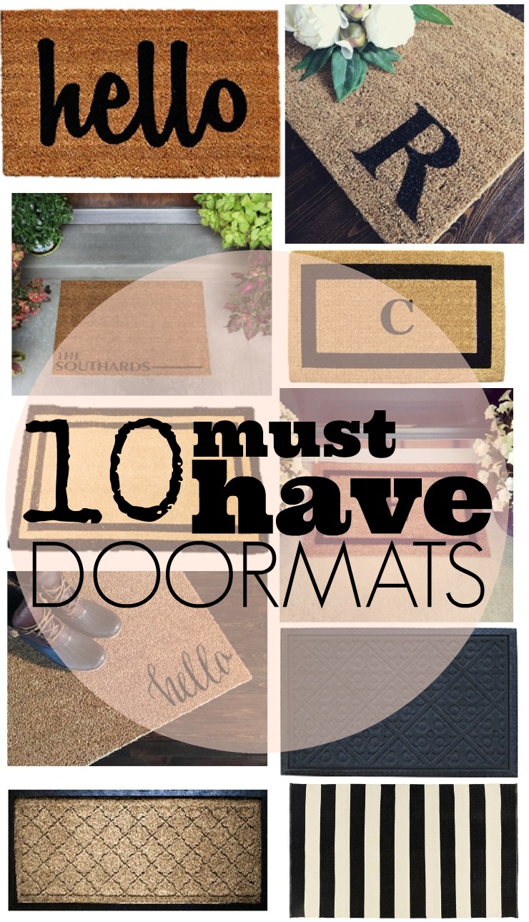 10 must have doormats, welcome mat, outdoor mat