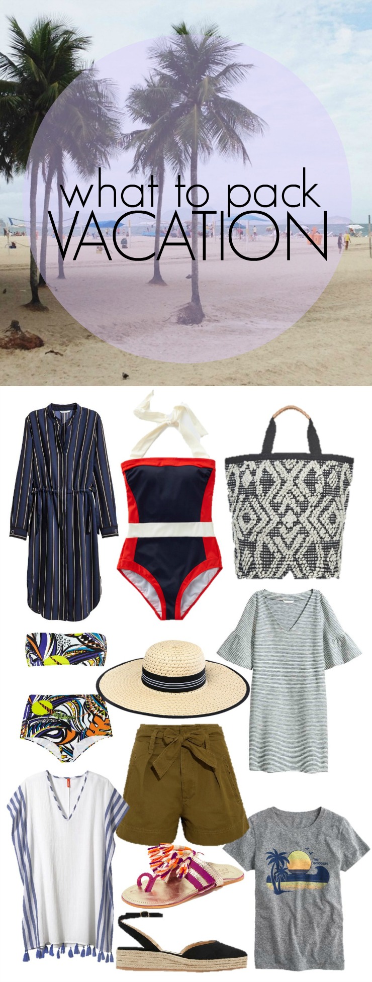 what to pack for vacation