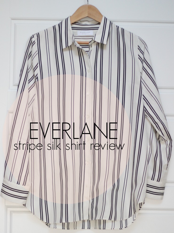 everlane the relaxed silk shirt review