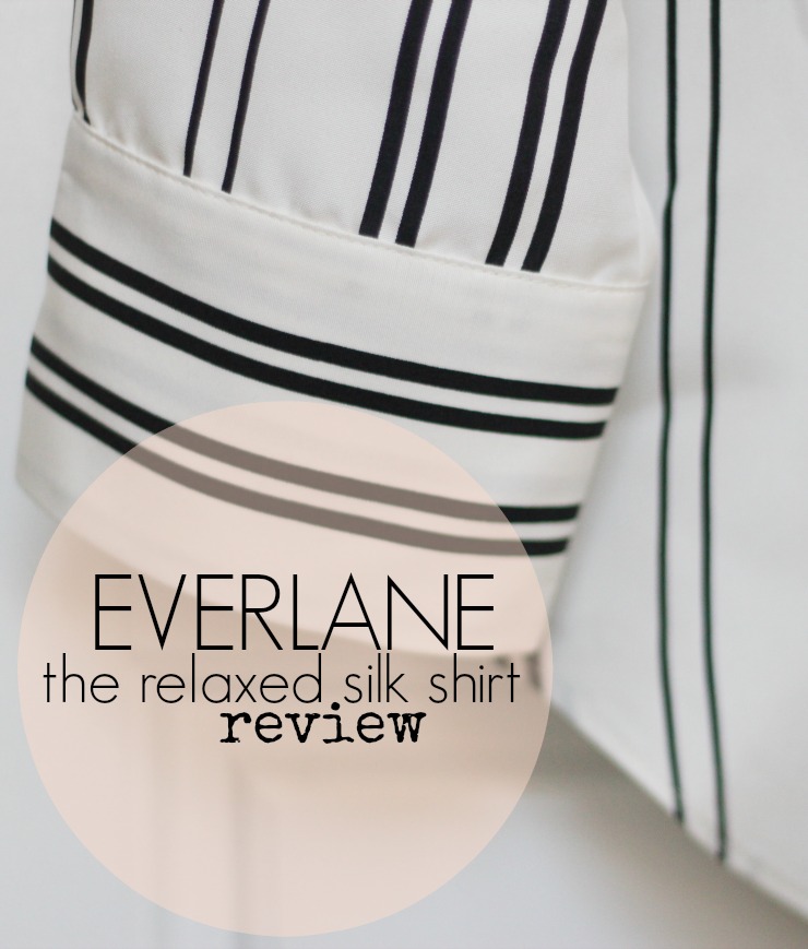 everlane the relaxed silk shirt review