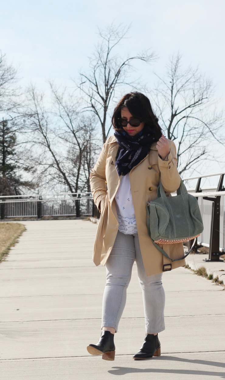 jcrew factory trench coat