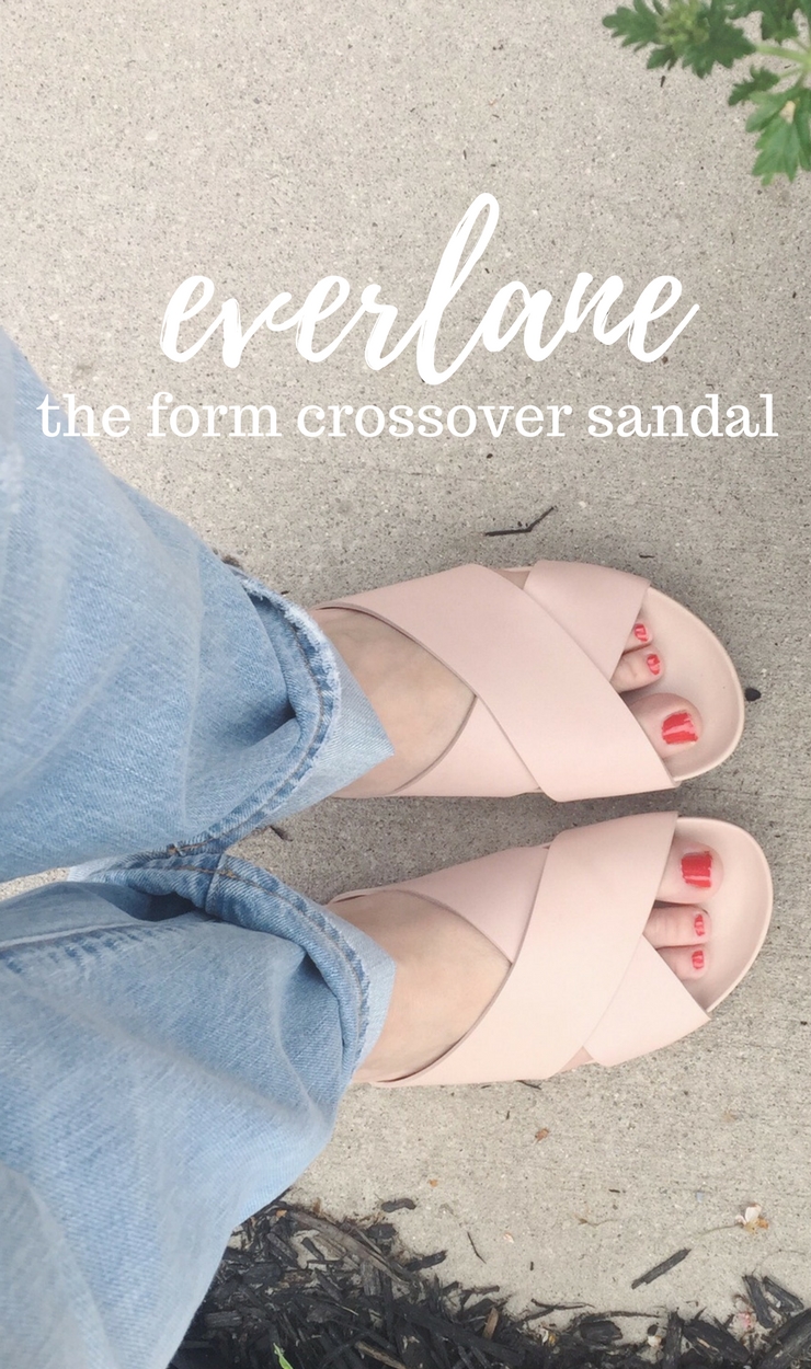 everlane form crossover sandal review