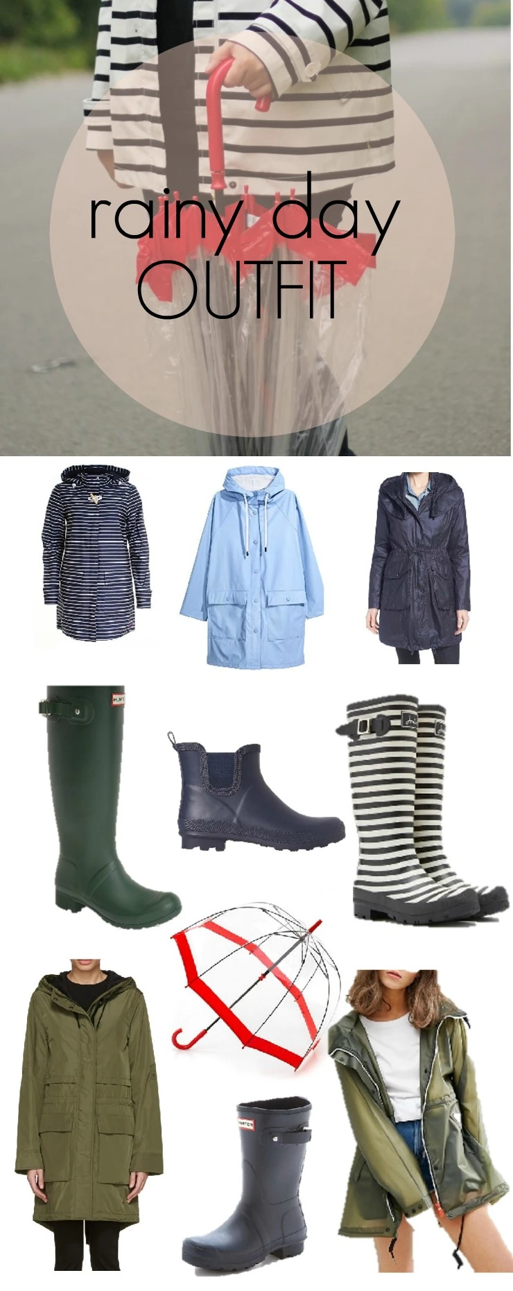 spring rain outfit