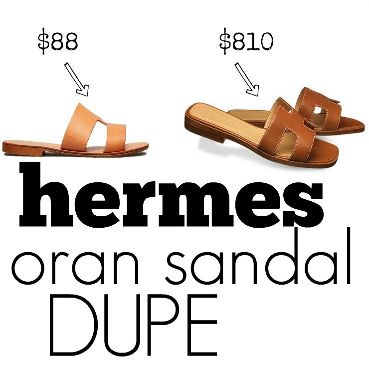 hermes oran sandals dupe