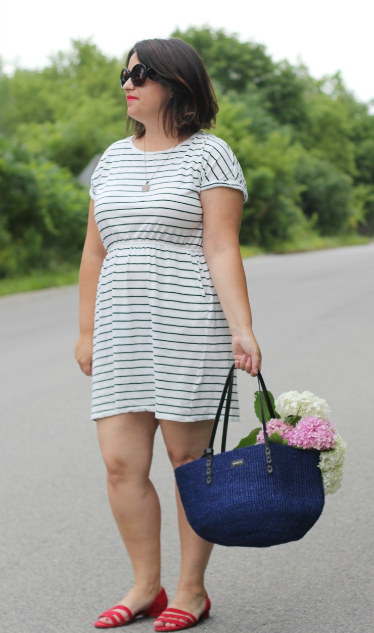 hm short sleeve jersey dress