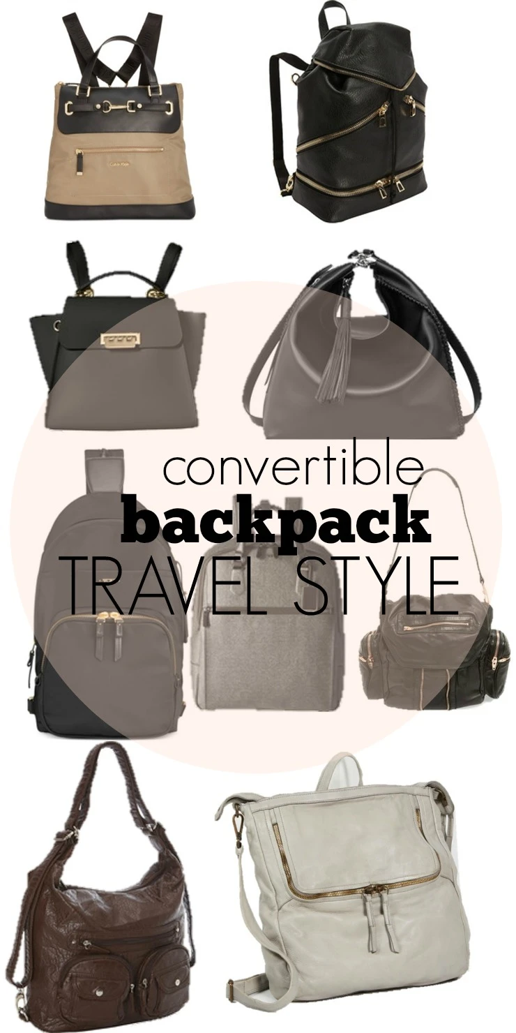 convertible backpack travel style