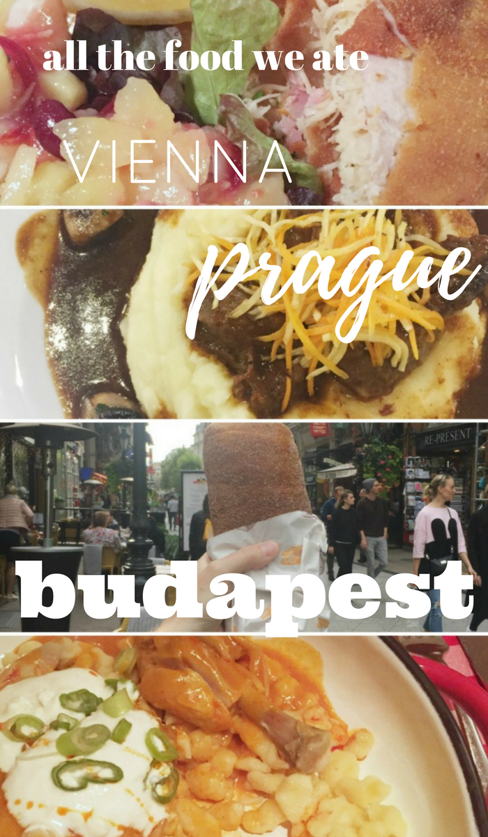 everything we ate in prague, vienna, budapest
