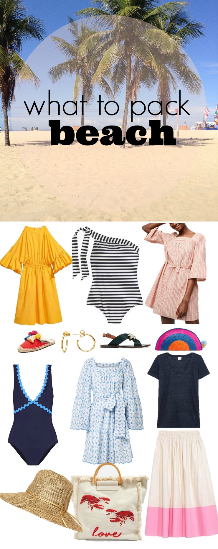 what to pack for the beach