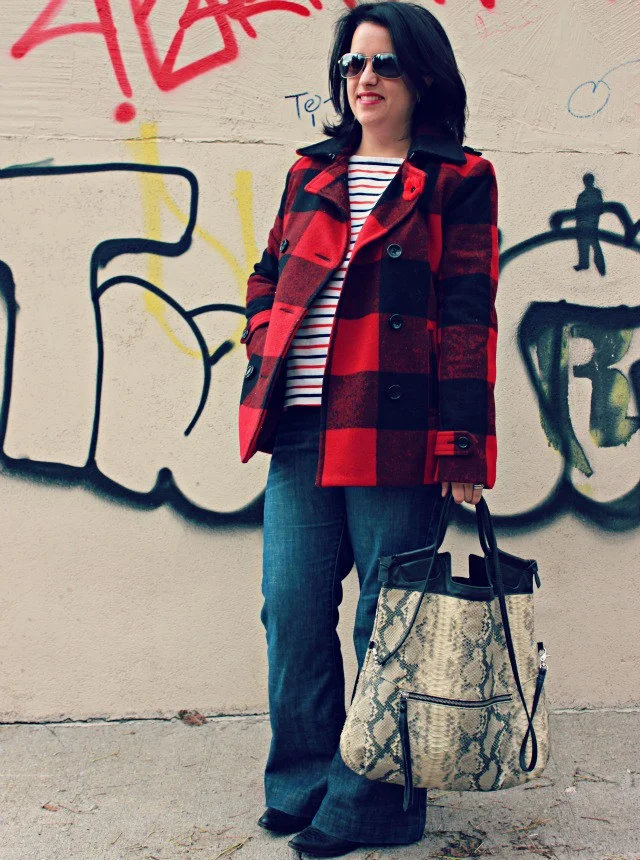 buffalo plaid coat