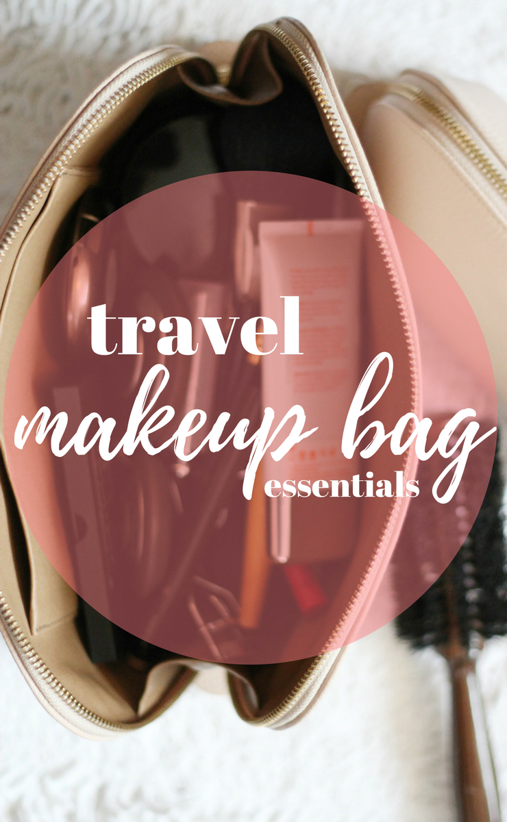 travel makeup bag essentials