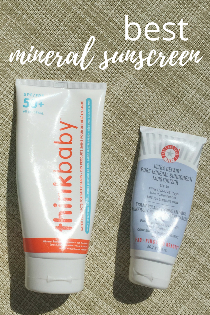 best mineral sunscreens