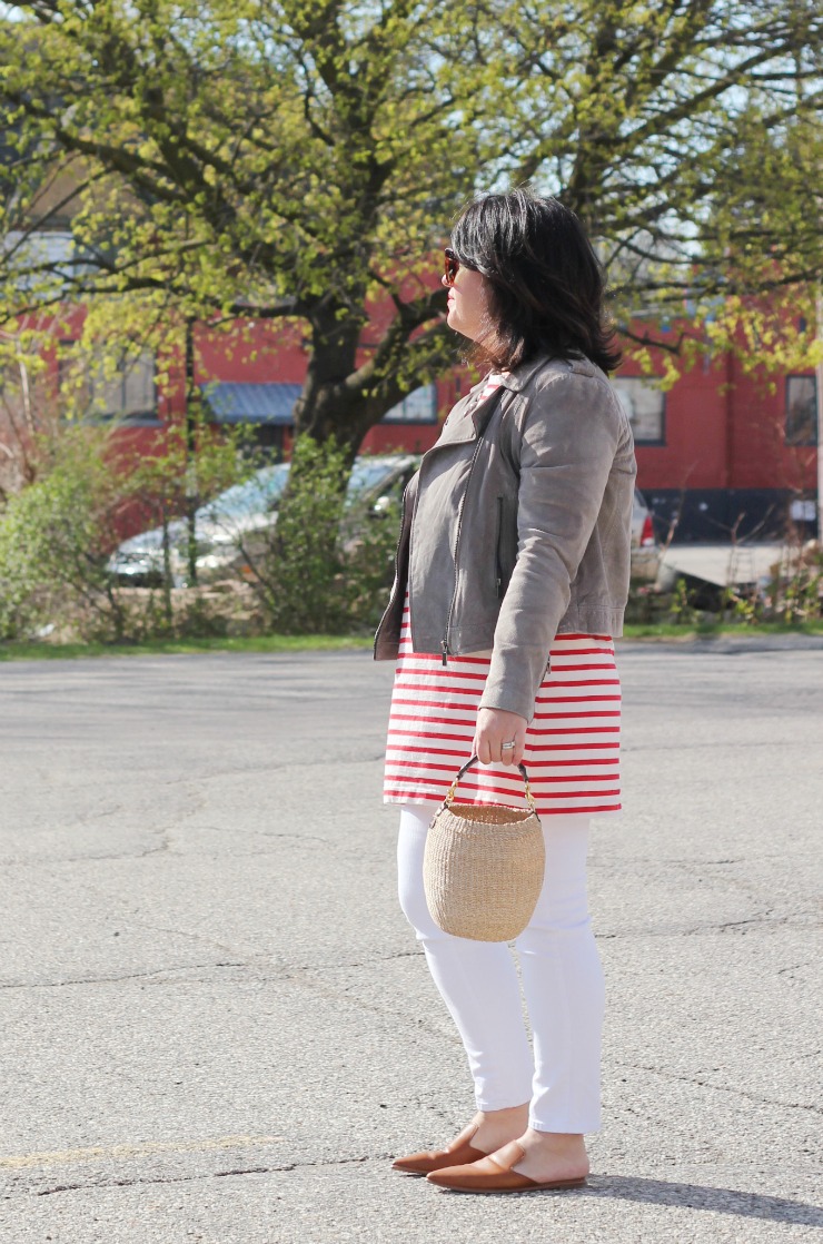 Stripe tunic dress