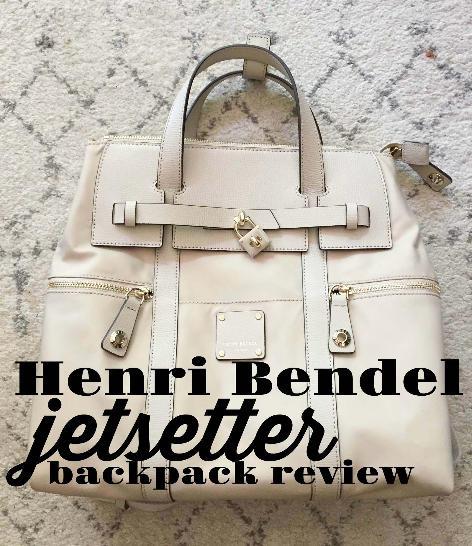Henri Bendel Jetsetter Backpack review