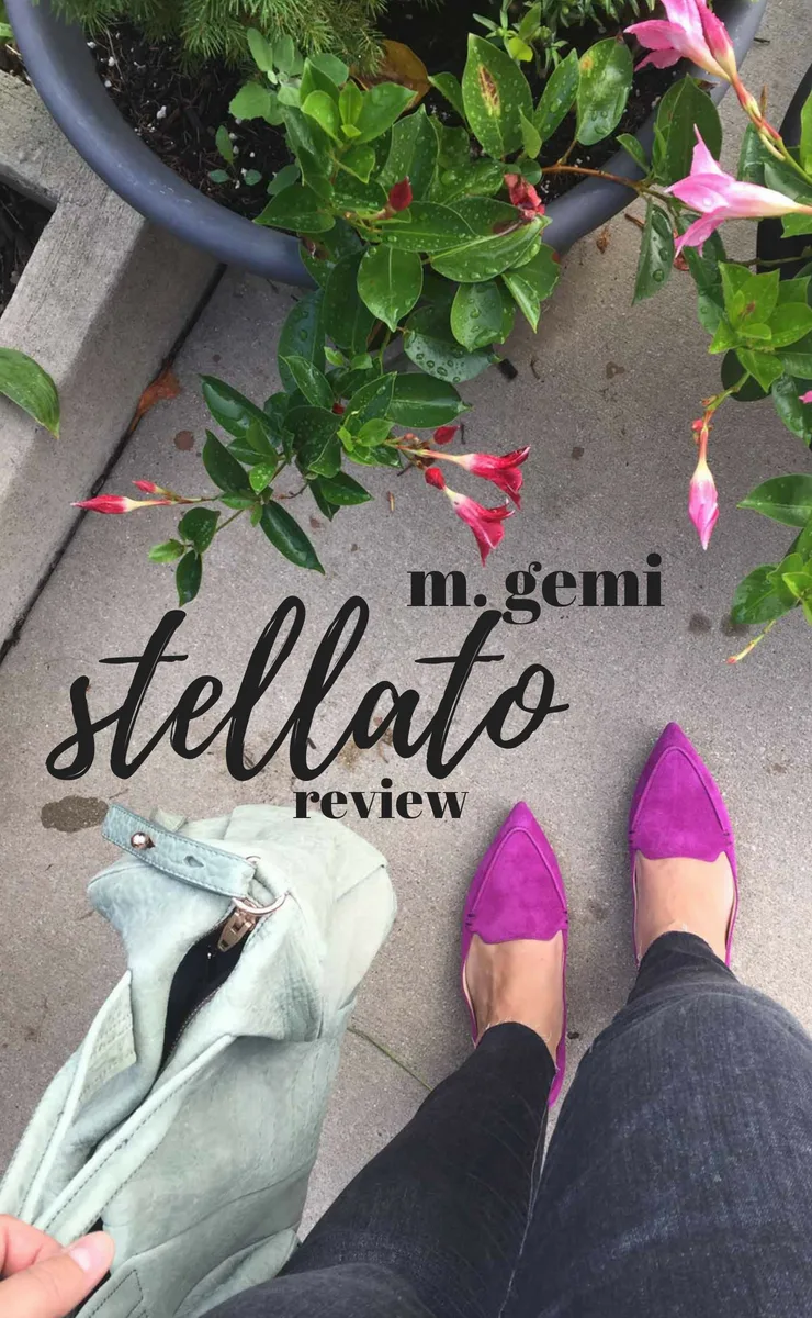 m gemi stellato review, beautiful italian leather and suede pointy toe flat