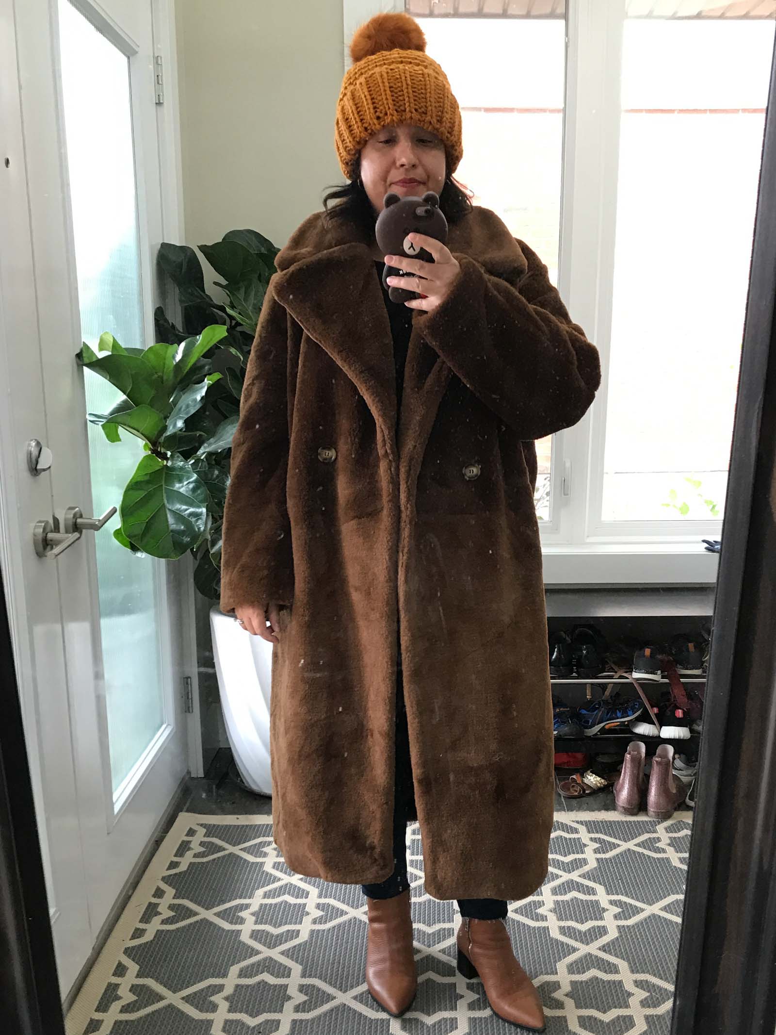 fall haul teddy coat