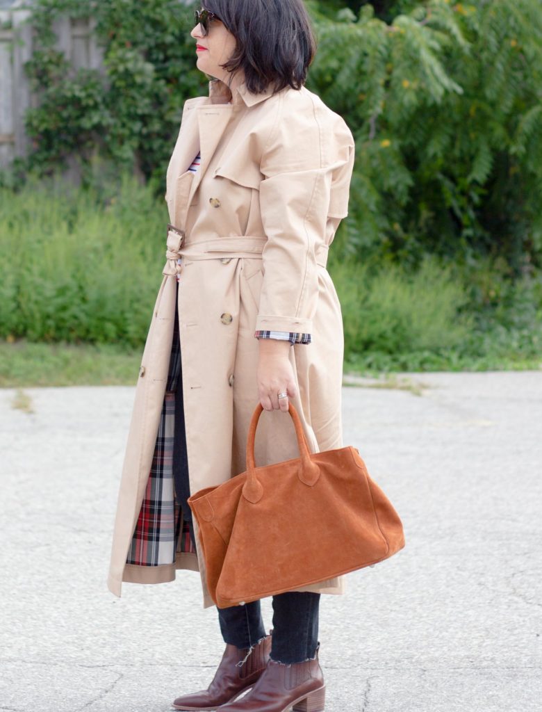 long trench outfit
