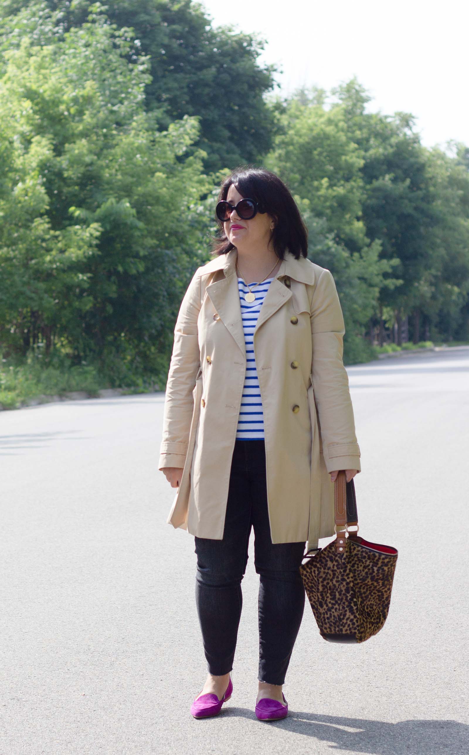 fall trench coat outfit