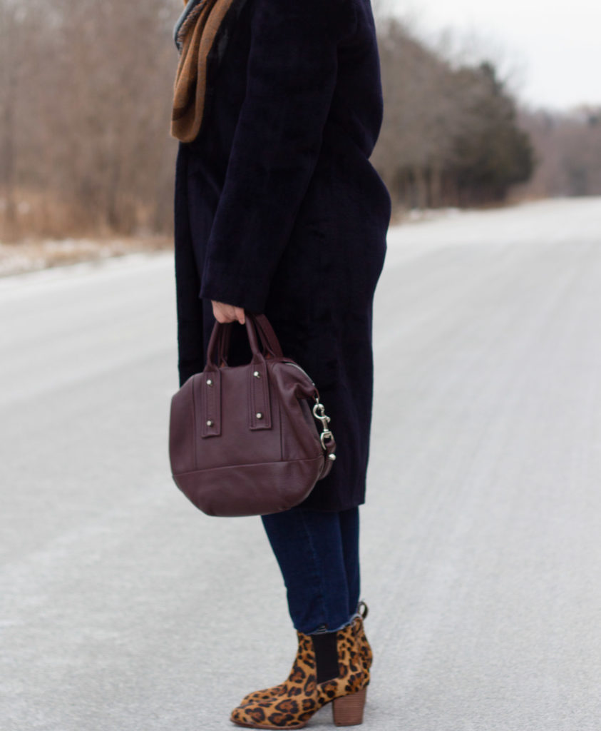 madewell reagan boot in leopard