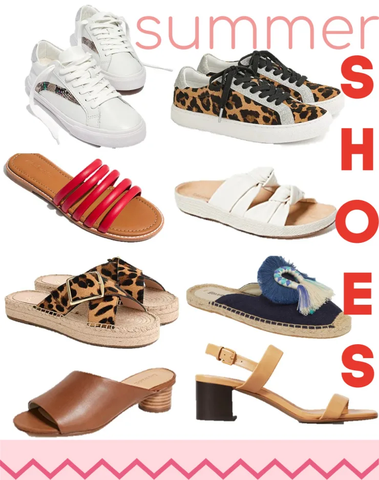 summer shoes, summer shoe trends