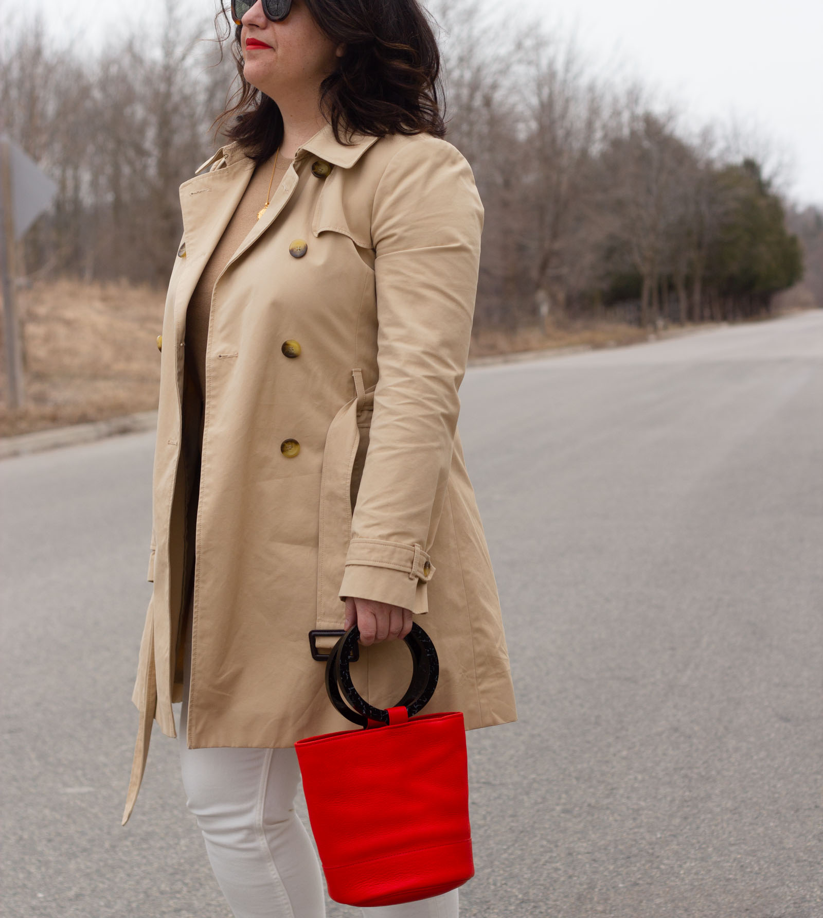 spring trench coat outfit