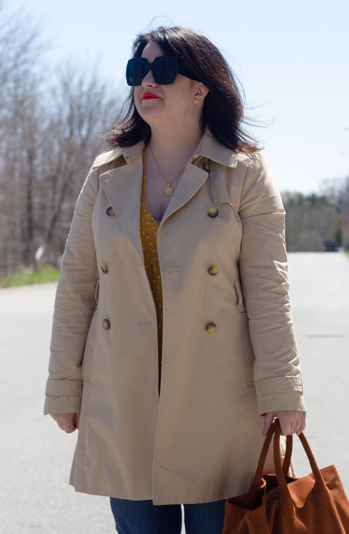 trench coat outfit