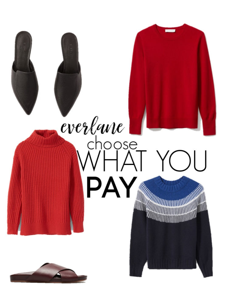 Everlane Choose what you Pay Sale 