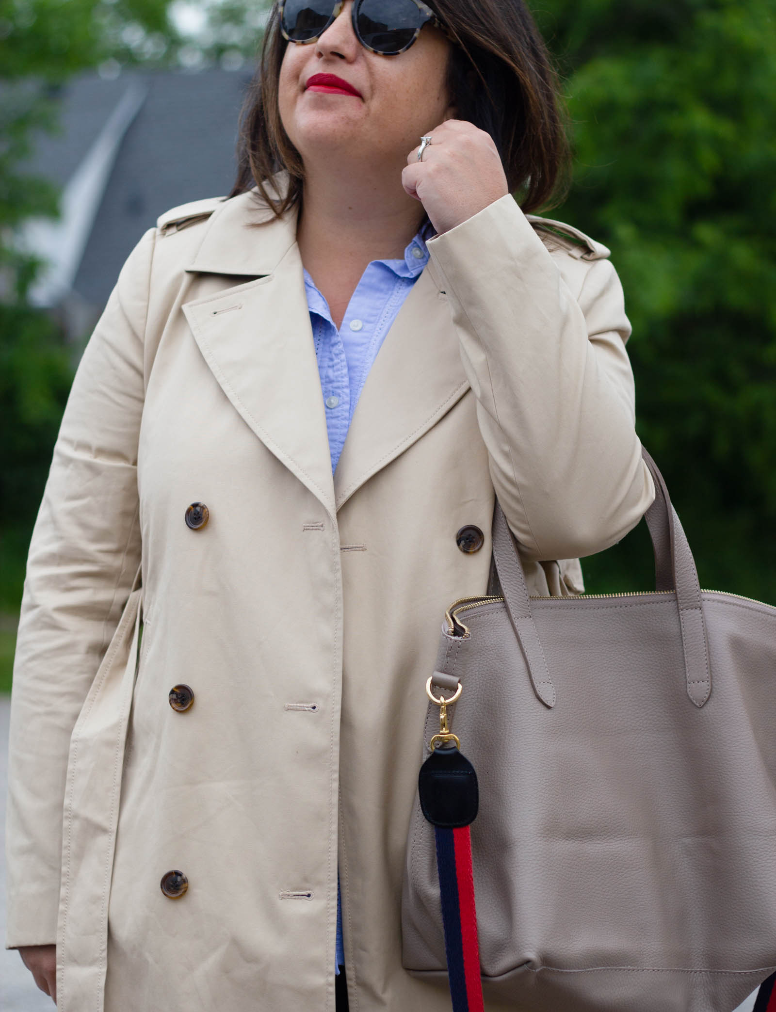 spring trench coat outfit