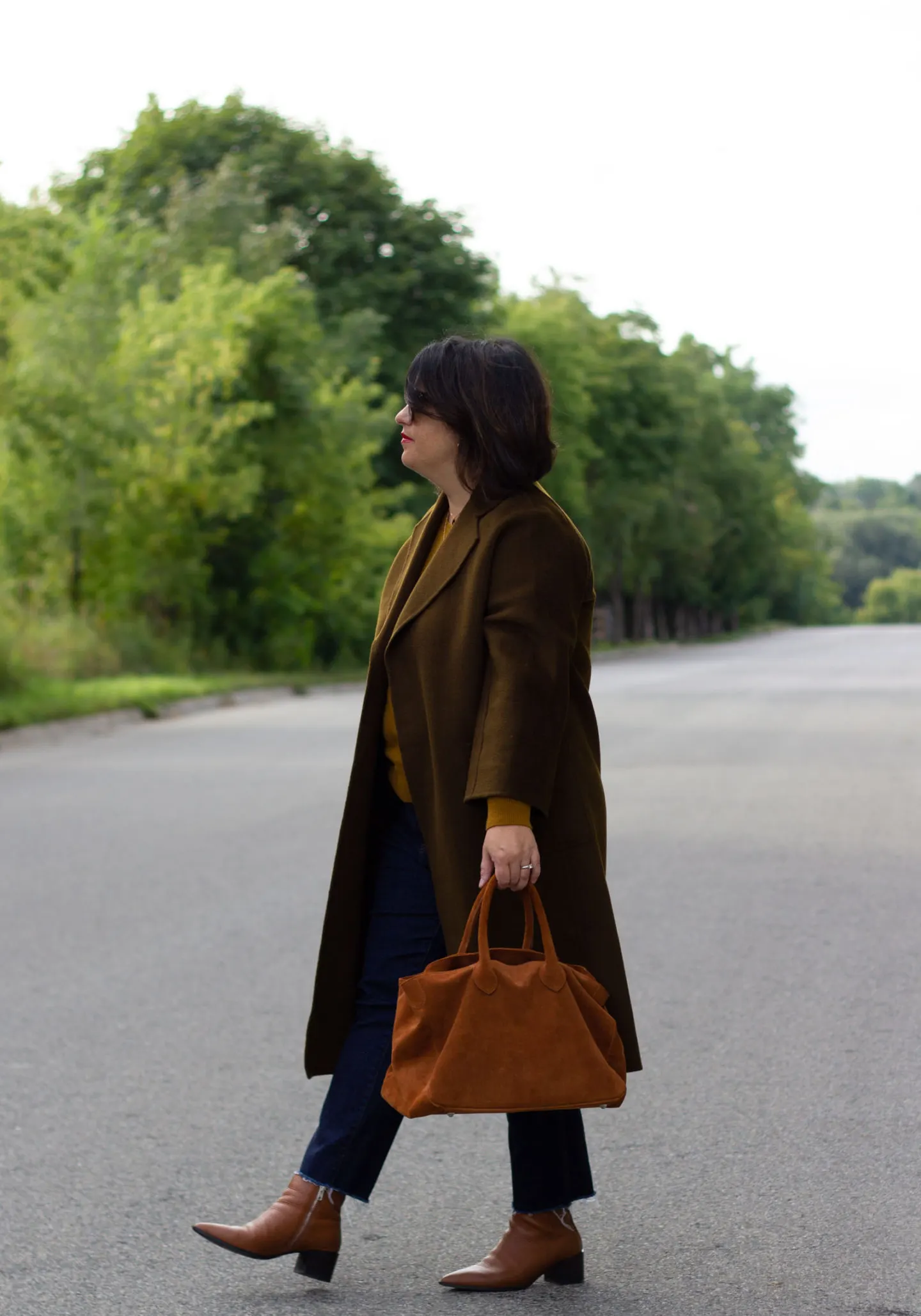 moss coat the curated, mark and graham bag