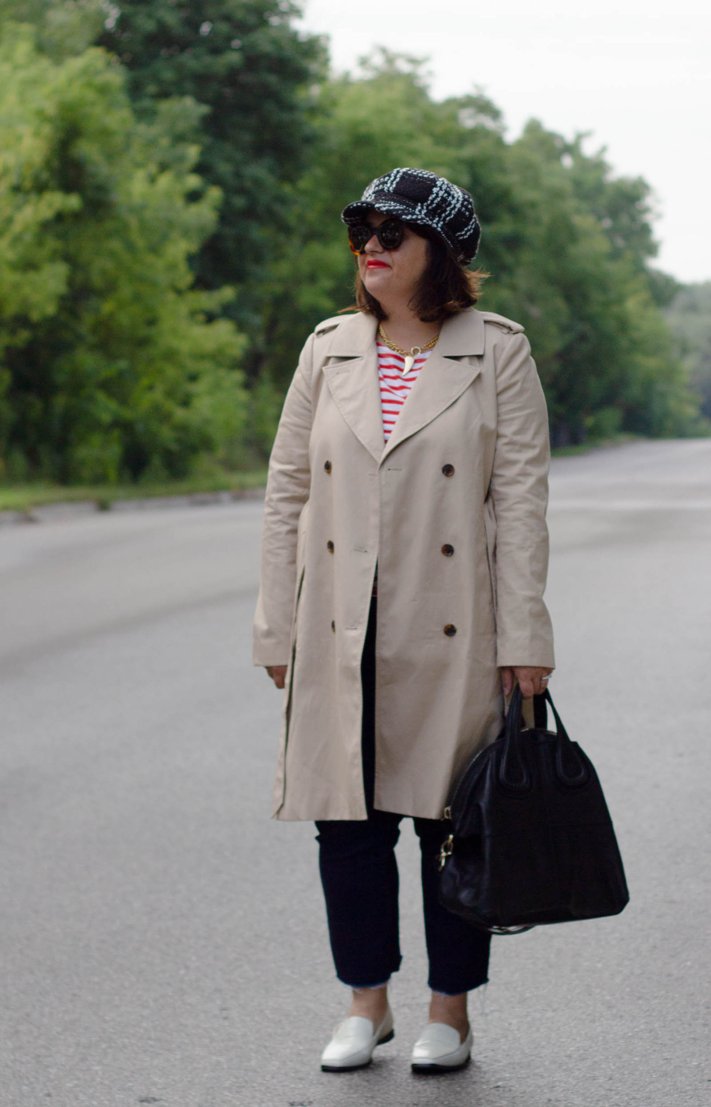 trench coat outfit