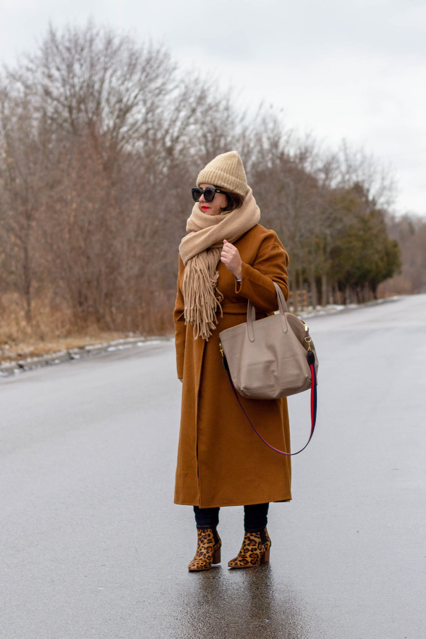 neutral winter outfit