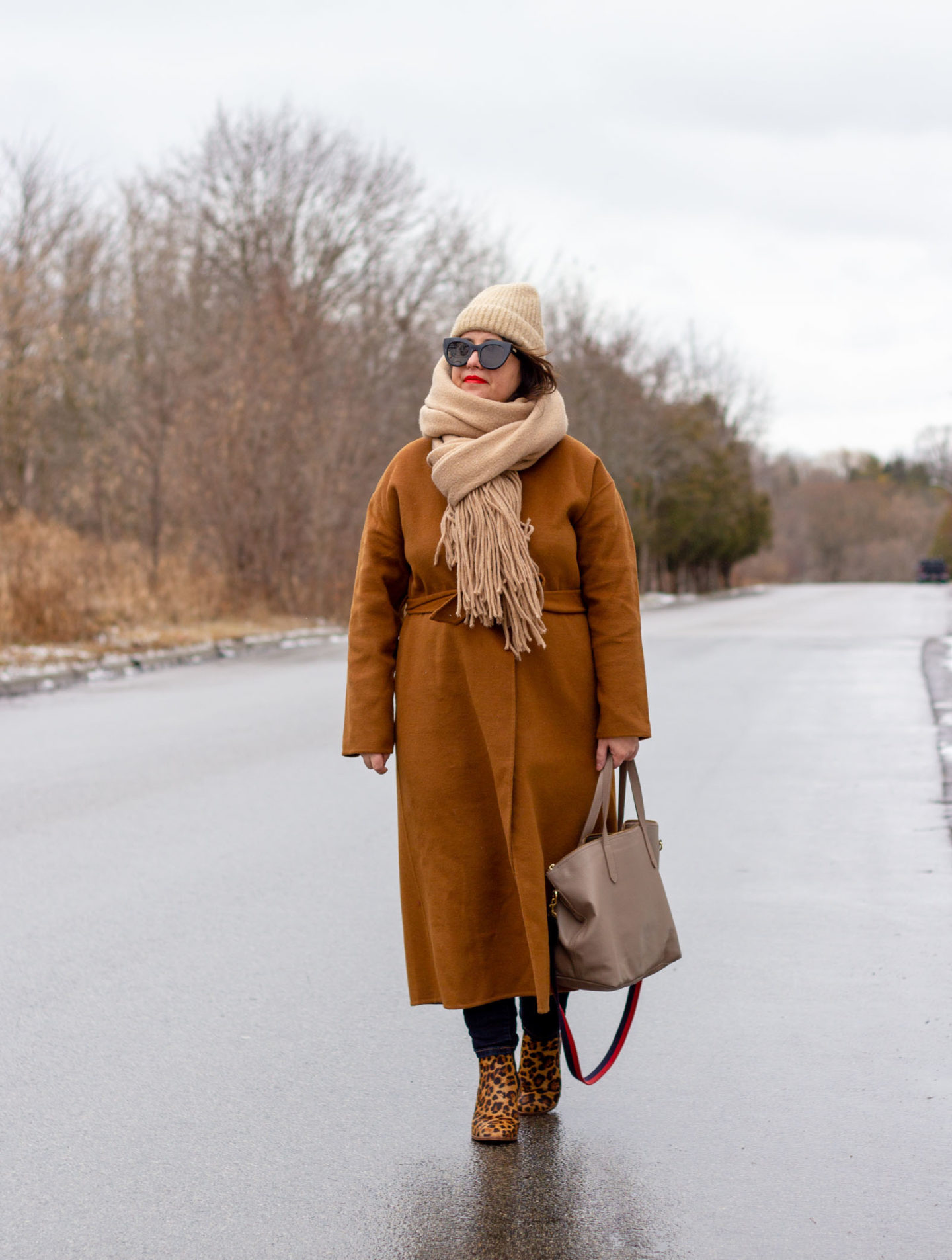 neutral winter outfit