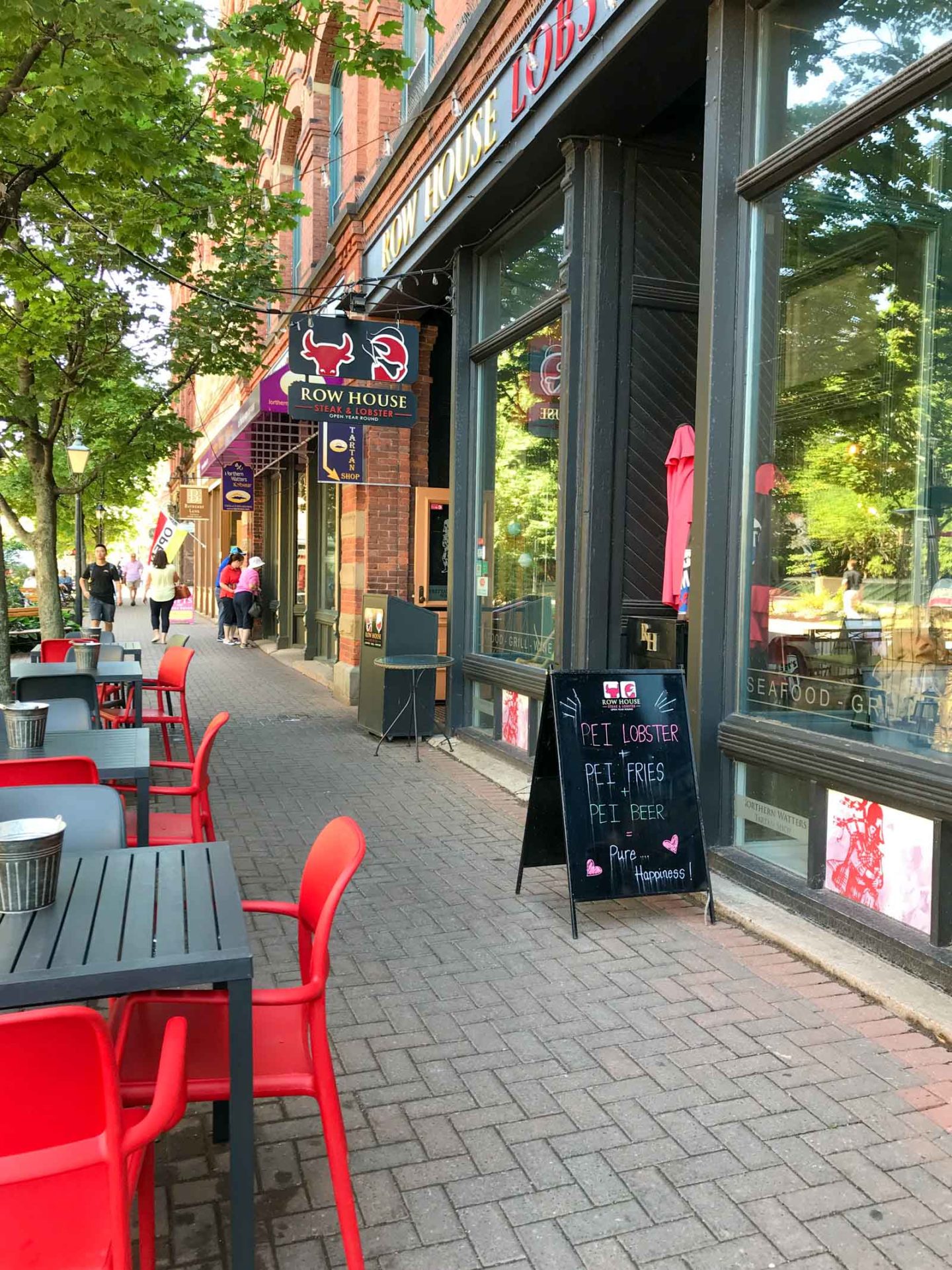 charlottetown victoria row restaurants