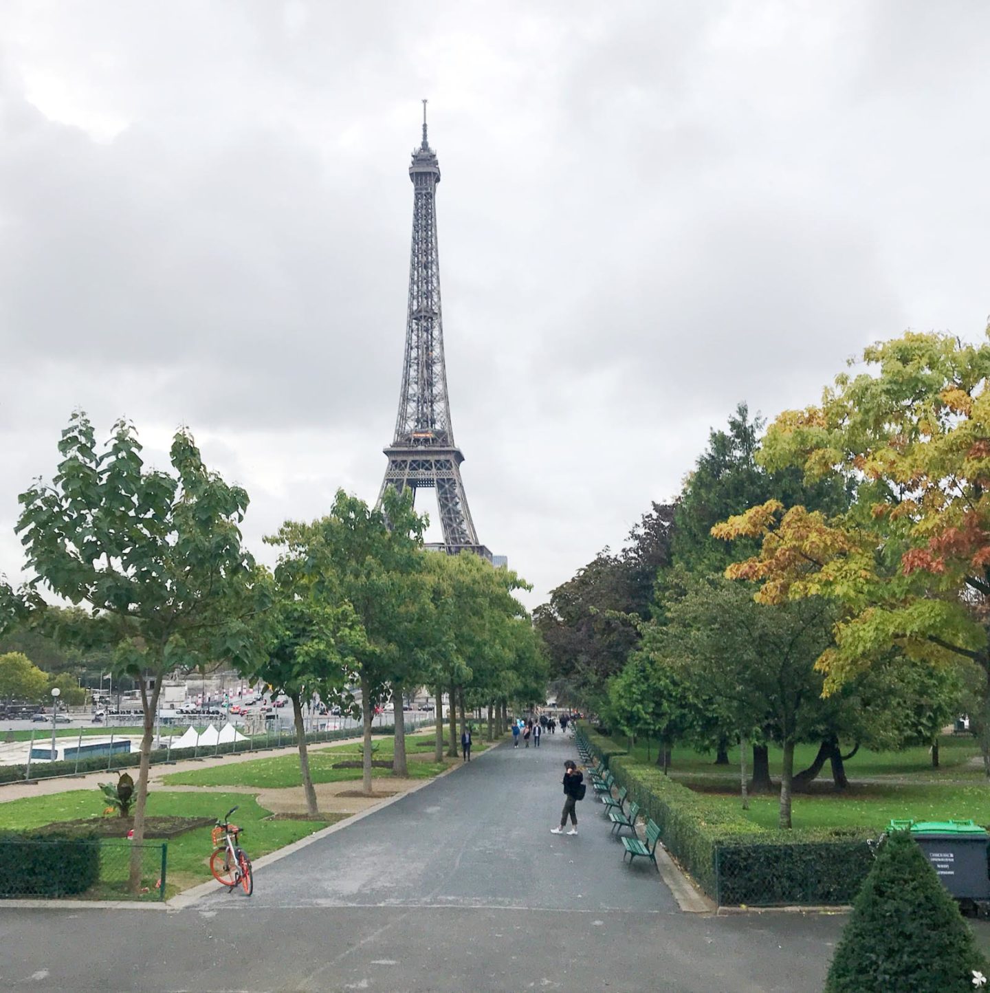 Eiffel tower picture from Trocadero