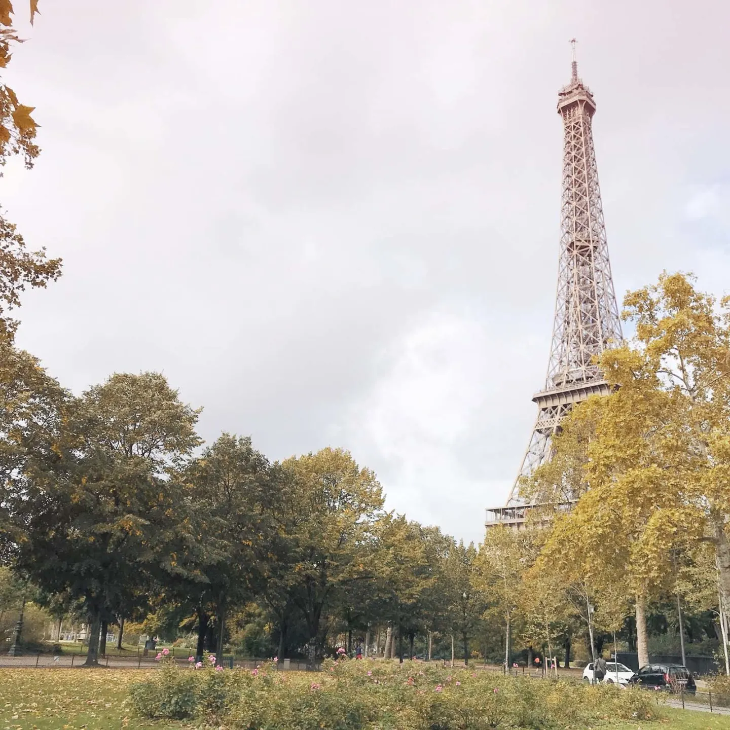 Eiffel Tower Paris from Champ de Mars