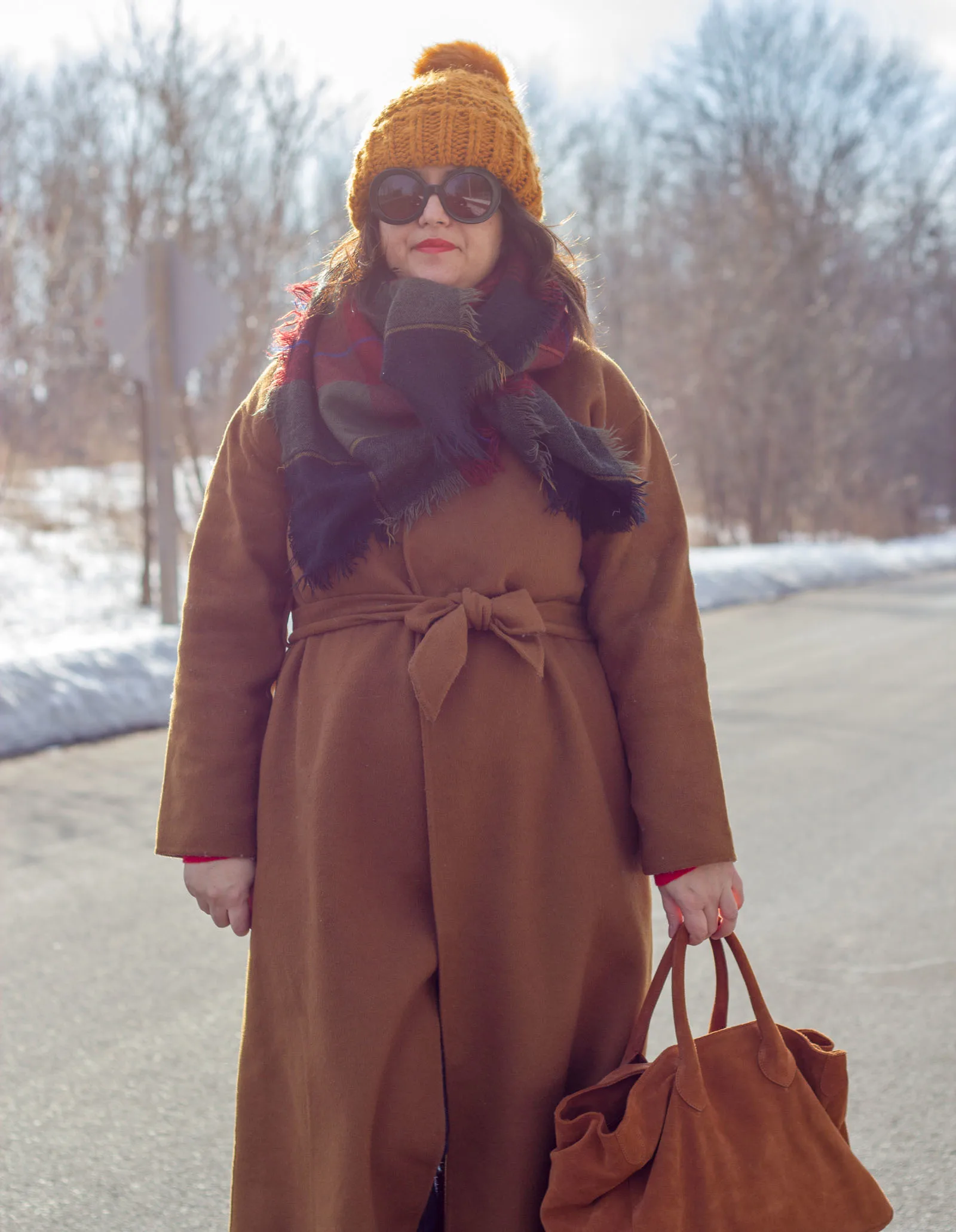 and other stories belted coat winter outfit