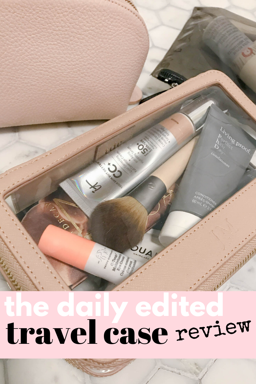the daily edited clear travel case review