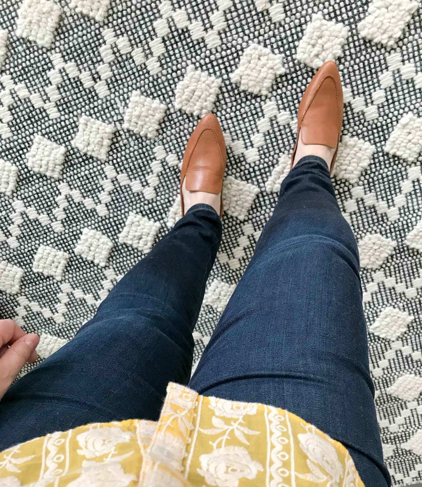 madewell skimmer flat review