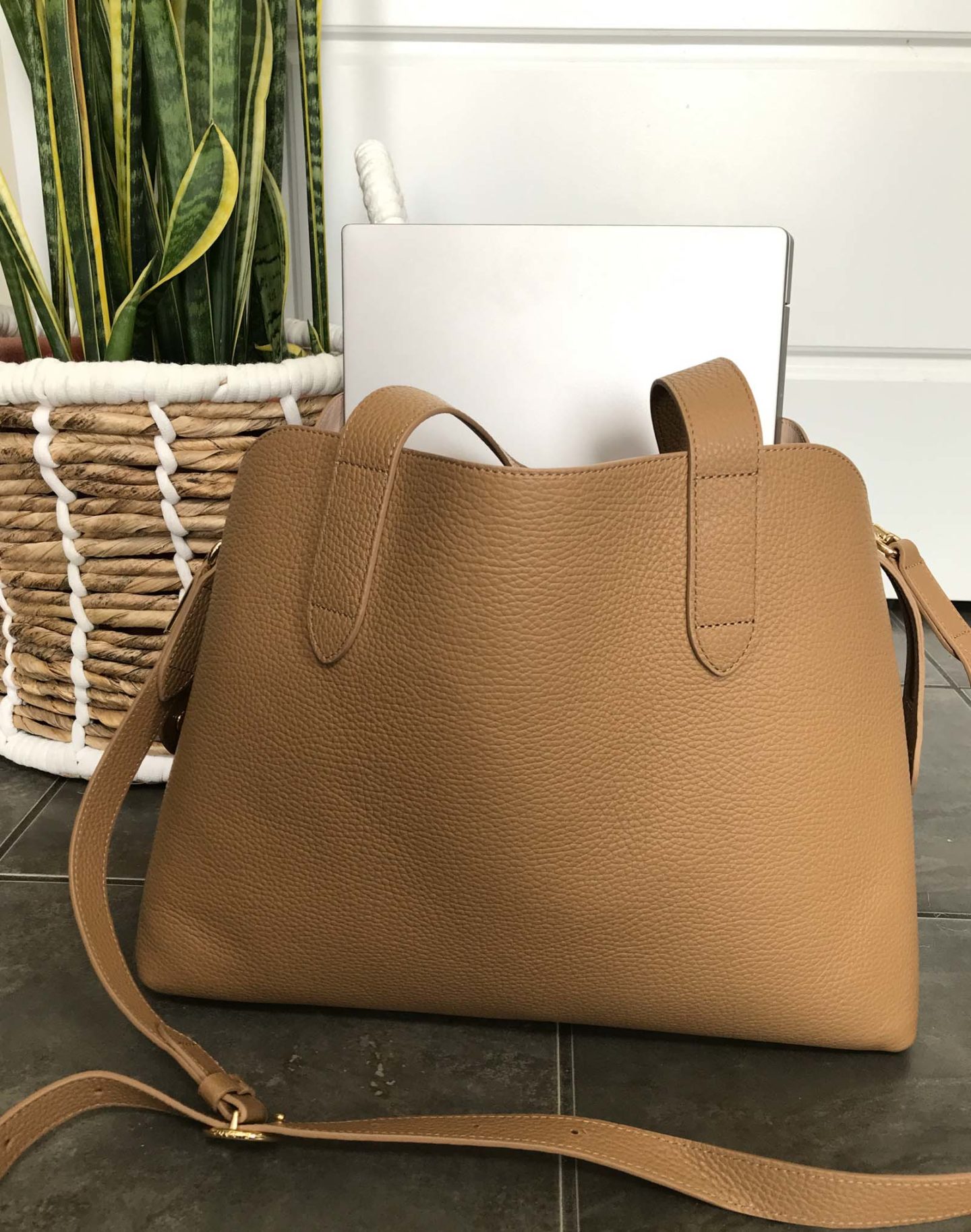 cuyana zippered satchel review