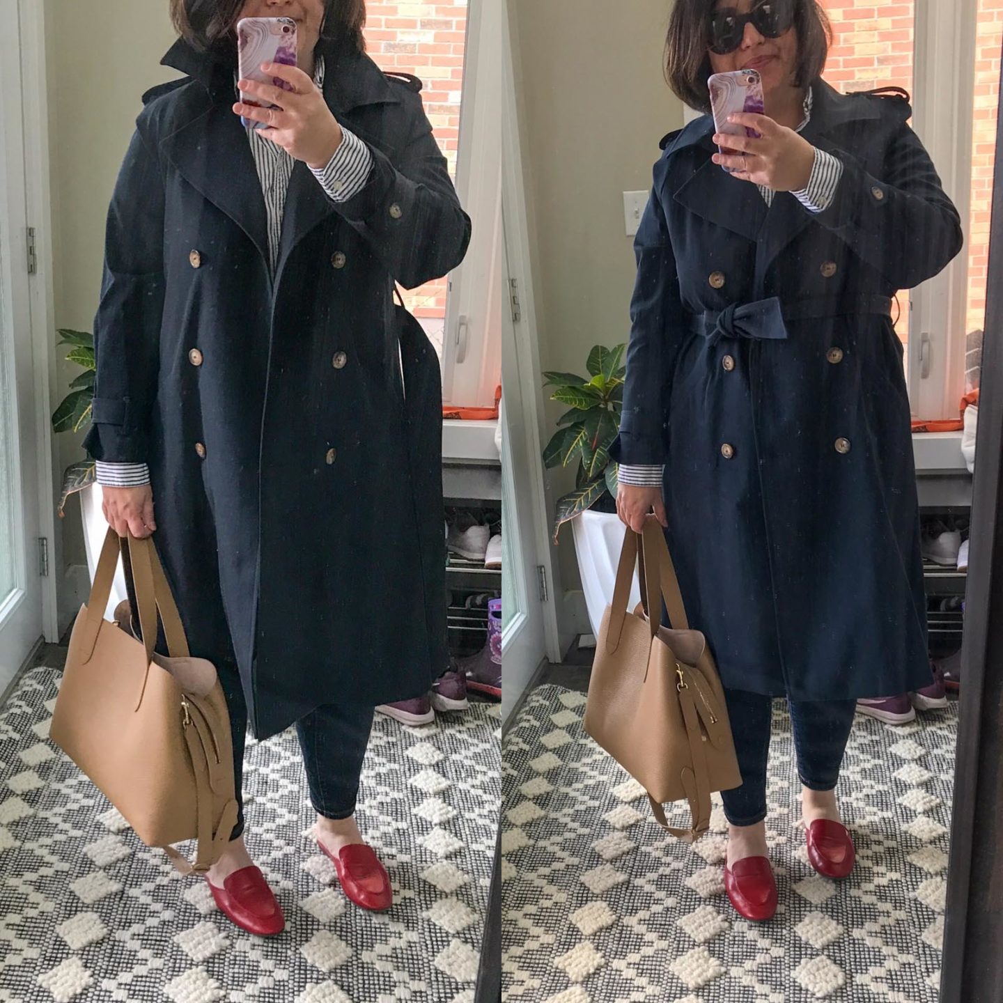 sezane scott trench