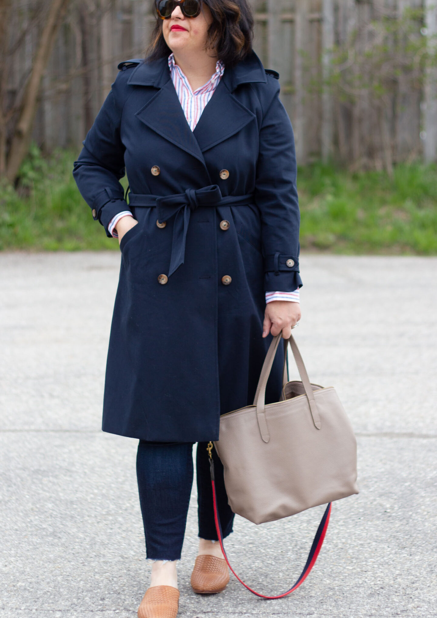 sezane trench coat