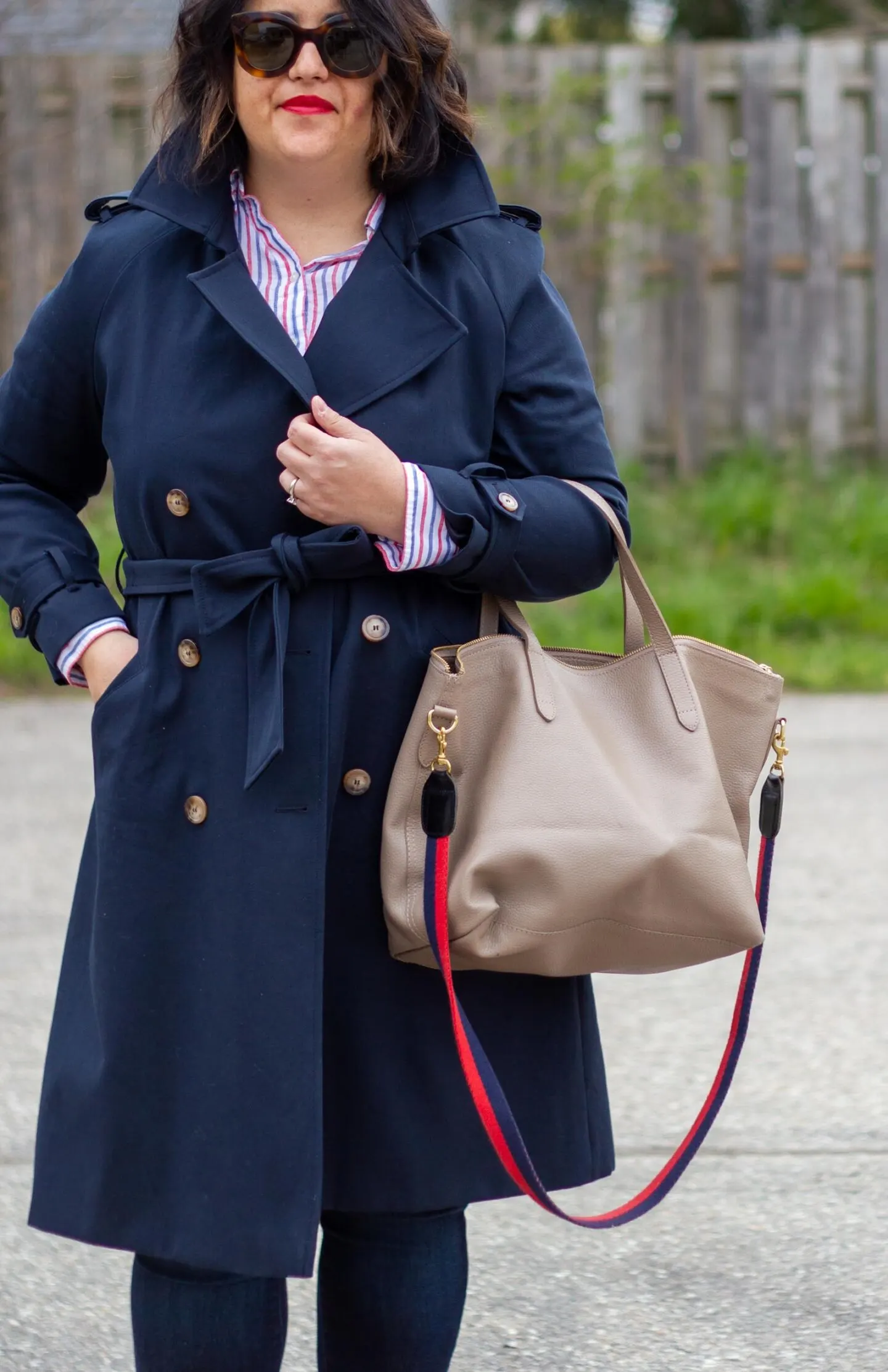 sezane scott trench coat