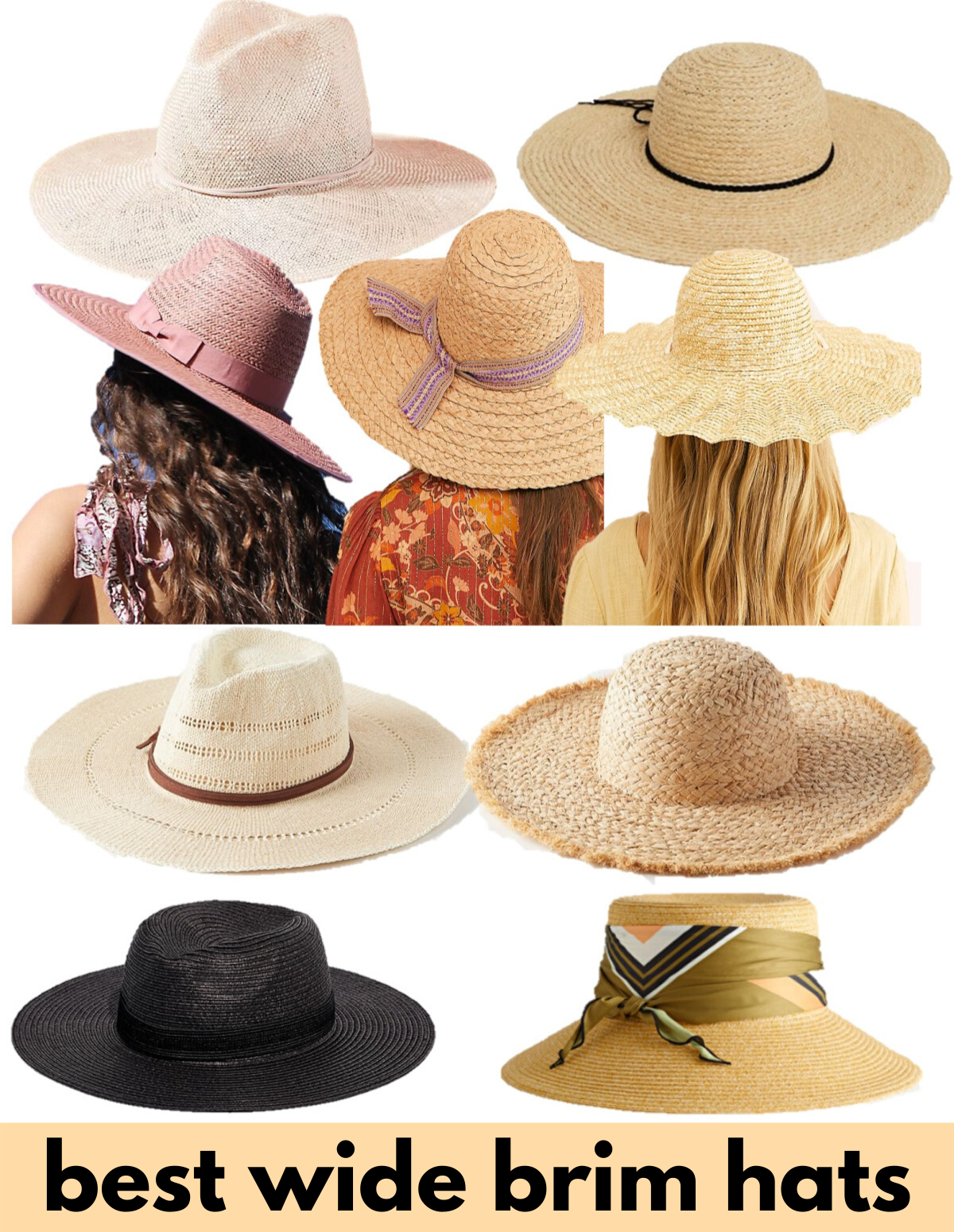 wide brim hats for summer