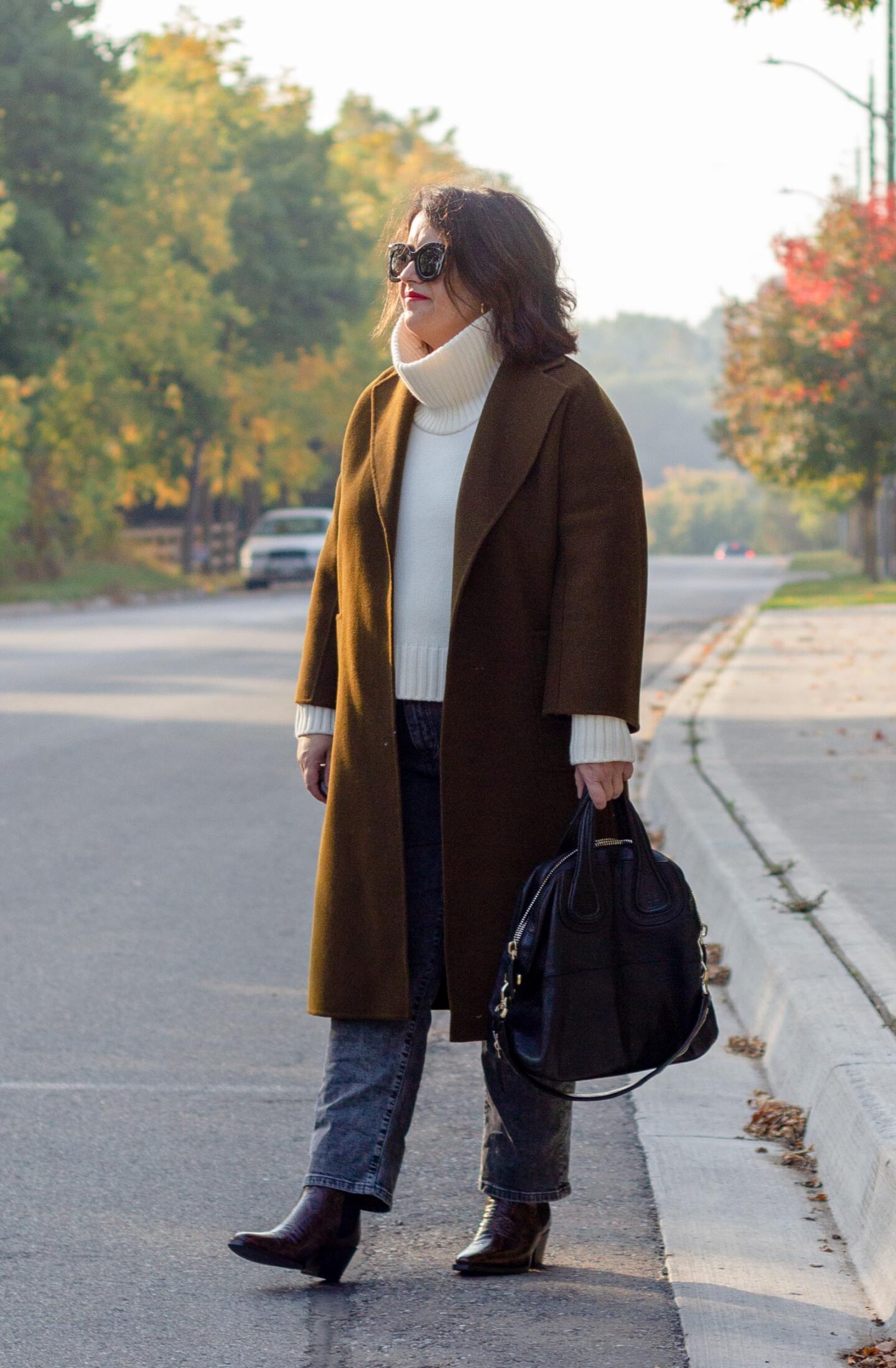 everlane western boot, curated classic coat