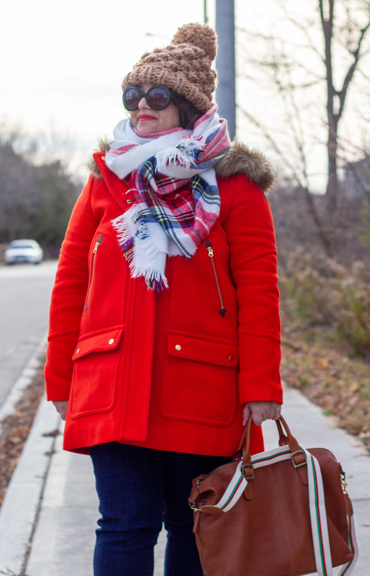 JCREW Chateau Parka Red