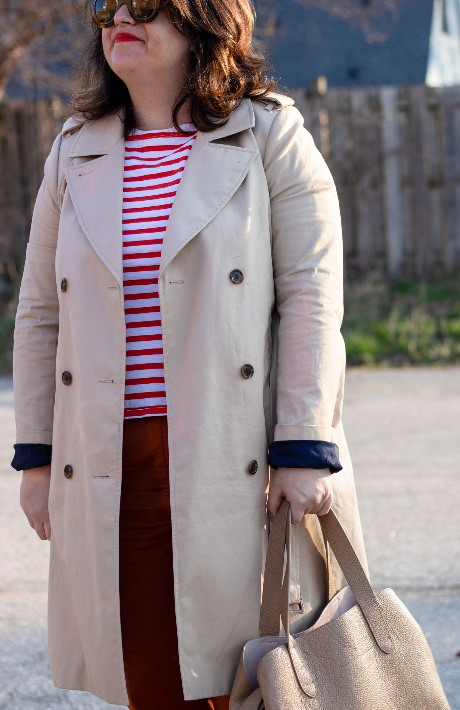 trench coat outfit